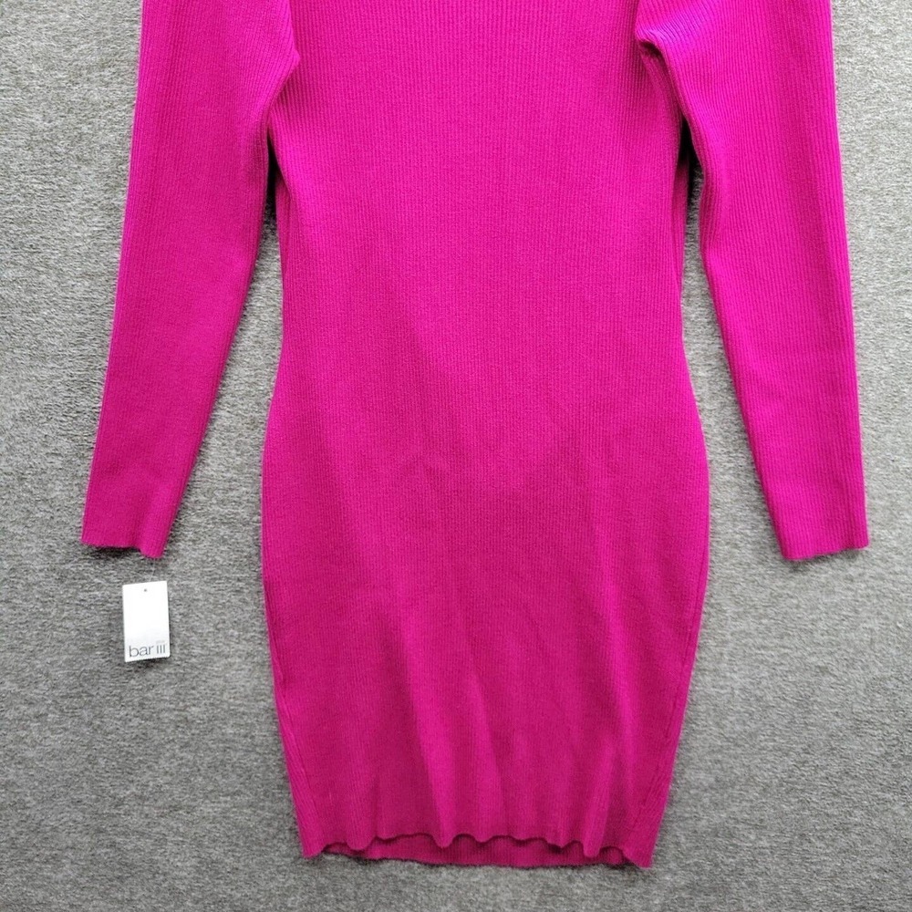 Bar III Trendy Cutout Knit Sweater Dress Bodycon Size 0X NWT - Picture 6 of 11